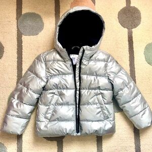 Kids ColdControl Metallic Puffer Jacket M (6-7 years)